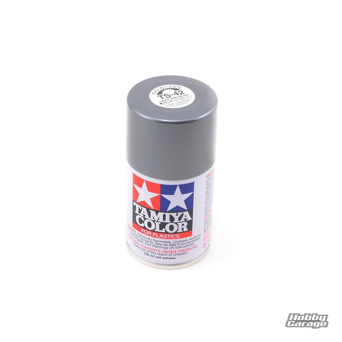 Tamiya Spray Lacquer TS-42 Light Gun Metal - 100ml Spray Can TAM85042