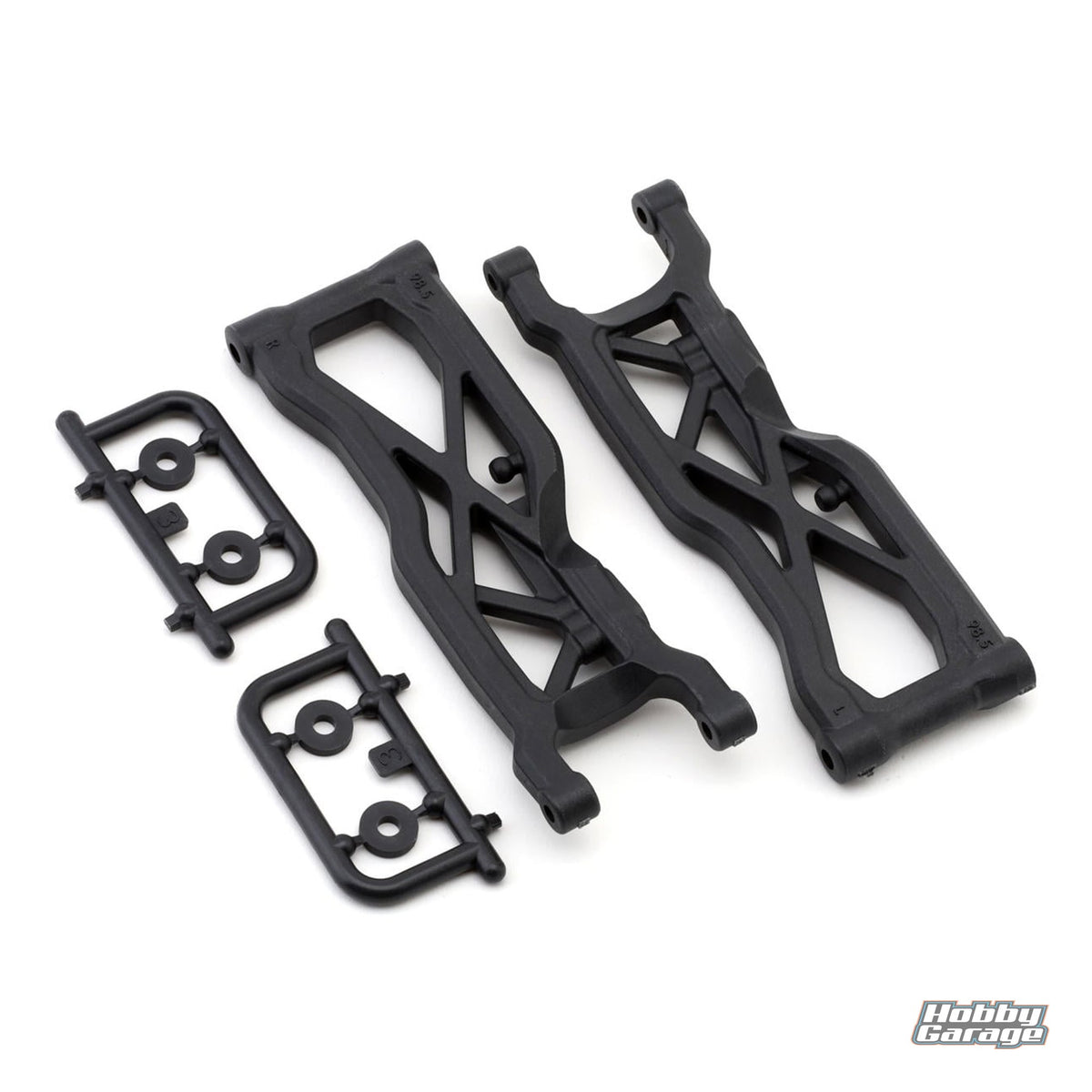 Team Associated RC10T84 Factory Team Carbon Rear Suspension Arms (98.5mm) ASC92613