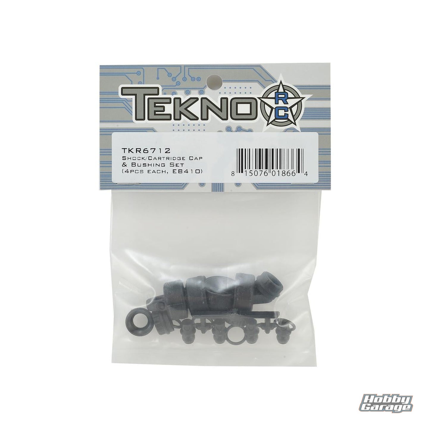 Tekno RC EB410/ET410 Shock/Cartridge Cap & Bushing Set (4) TKR6712