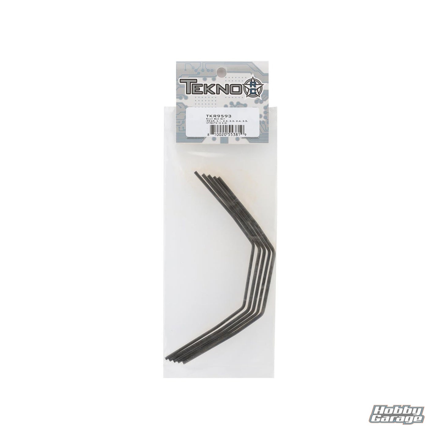 Tekno RC Sway Bar Set (REAR, 2.1, 2.2, 2.3, 2.4, 2.5, MT/SCT410 2.0) TKR9593