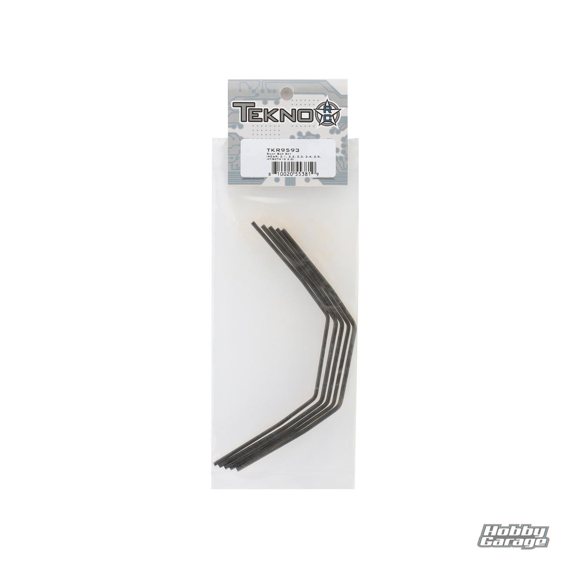 Tekno RC Sway Bar Set (REAR, 2.1, 2.2, 2.3, 2.4, 2.5, MT/SCT410 2.0) TKR9593