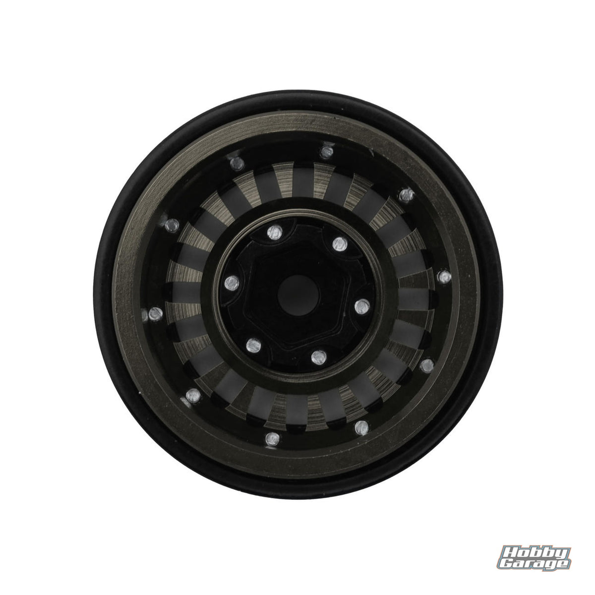 Treal Hobby Type C 1.0" Aluminum Beadlock Crawler Wheels (Grey) (4) (27.3g) TLHTSCX24-143