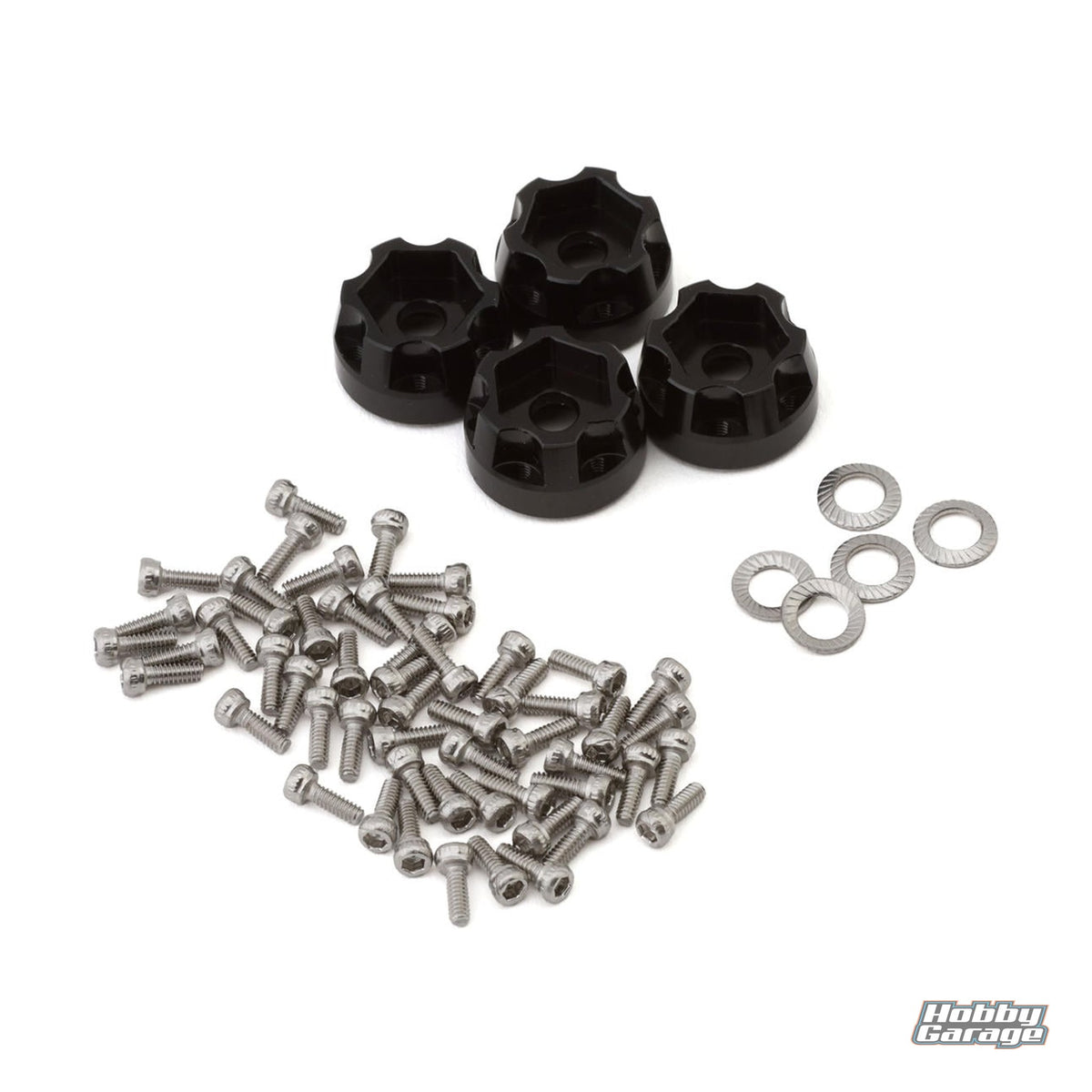 Treal Hobby Type I 1.0" Classic 12-Spoke Beadlock Wheels (Grey) (4) (27.2g) TLHTSCX24-247