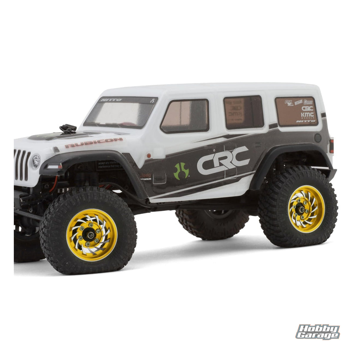 Treal Hobby Type L 1.0" Aluminum Cyclone Beadlock Wheels (Gold) (4) (27.5g ea) TLHTSCX24-273