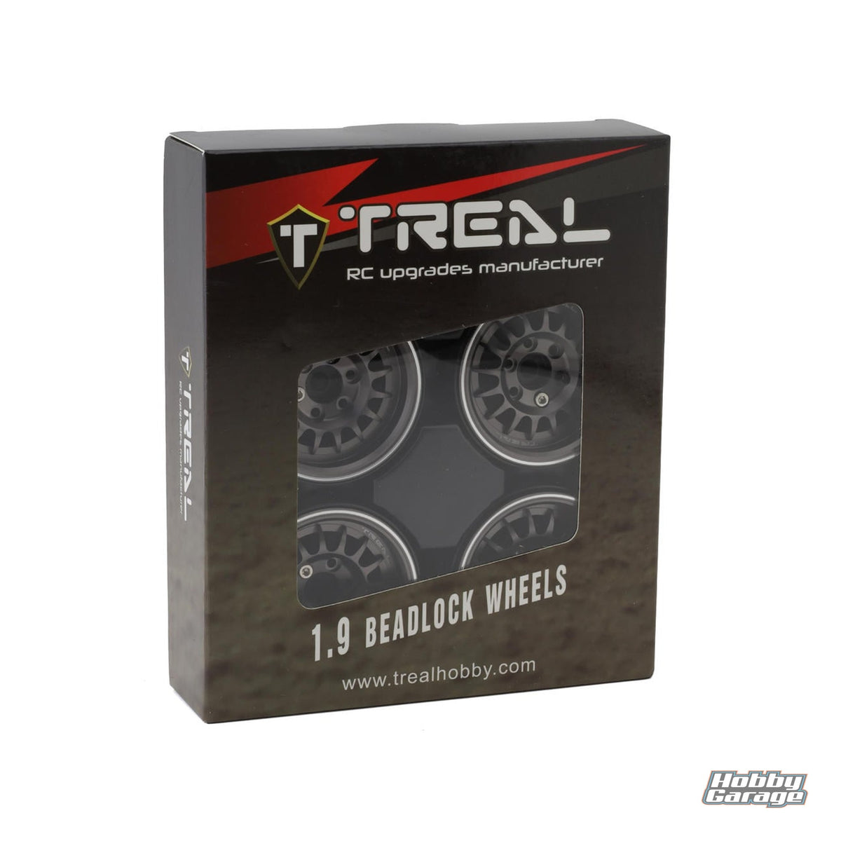 Treal Hobby Type N 1.9" Multi-Spoke Beadlock Wheels (Grey) (4) TLHTWHEEL-160