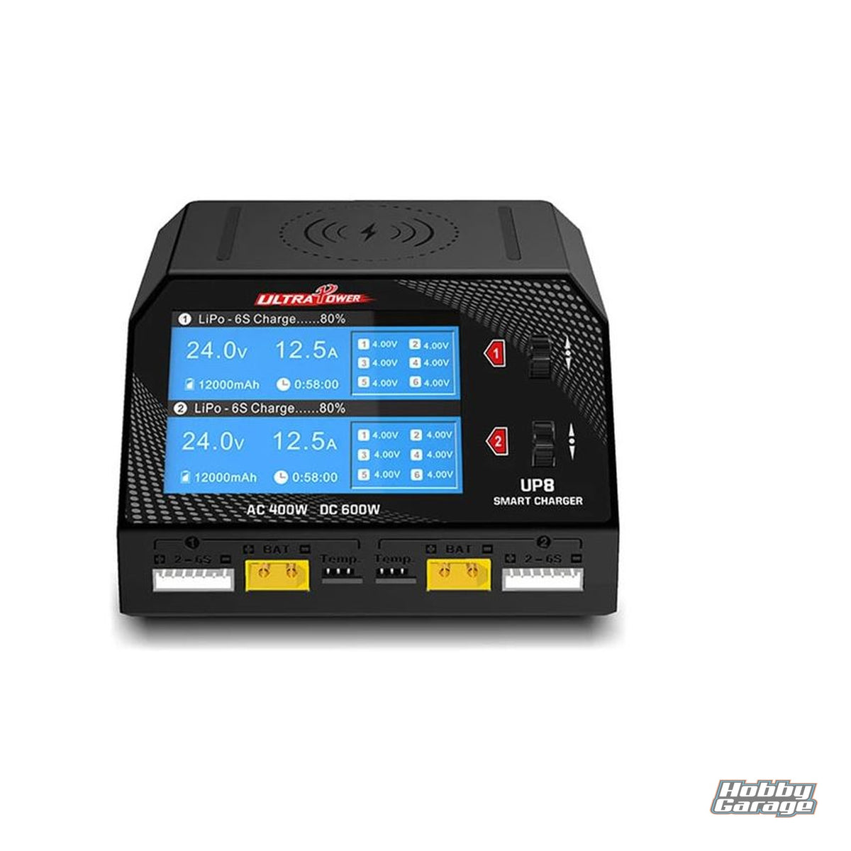 ULTRA Power UP8 AC 400W / DC 600W Dual Port Charger UPTUP8